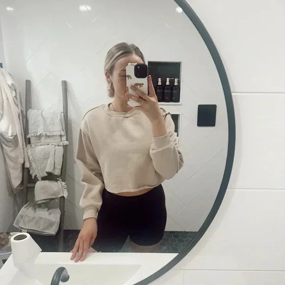 AMAZHIYU cropped sweatshirt S - Picture 1 of 12